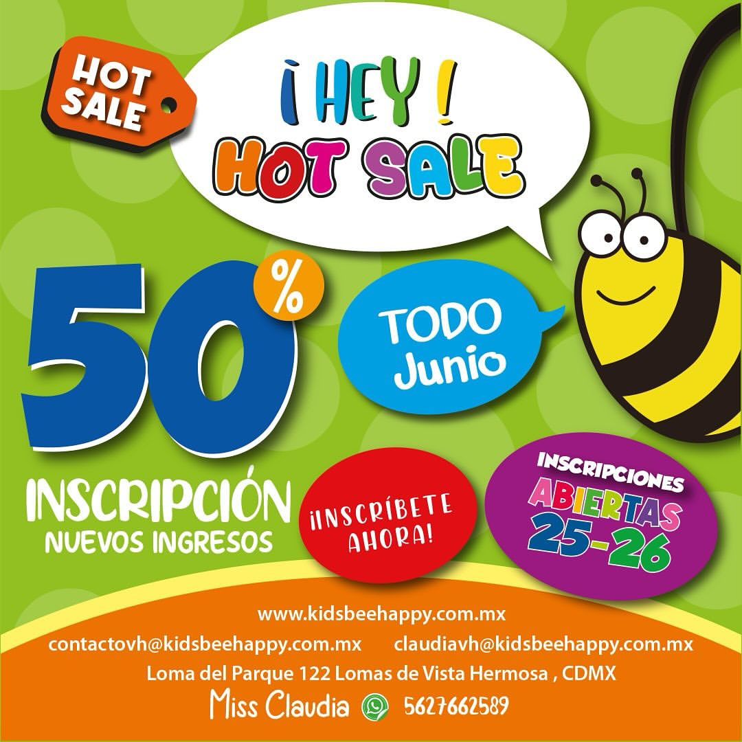 01 Hot Sale Vista Hermosa KidsBeeHappy CDMX Junio 2025